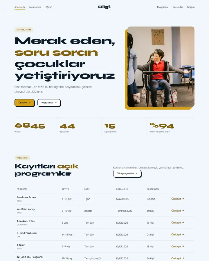 Tema 01 – Canlı Renk Blokları tasarım önizlemesi