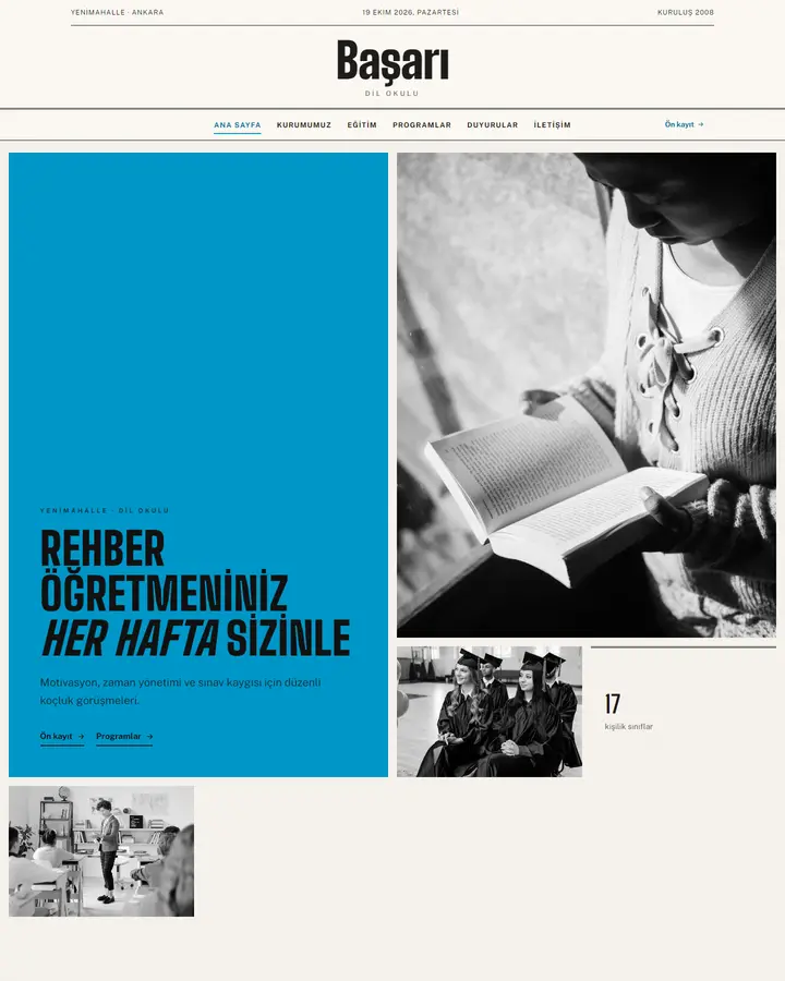 Tema 27 – Gazete tasarım önizlemesi