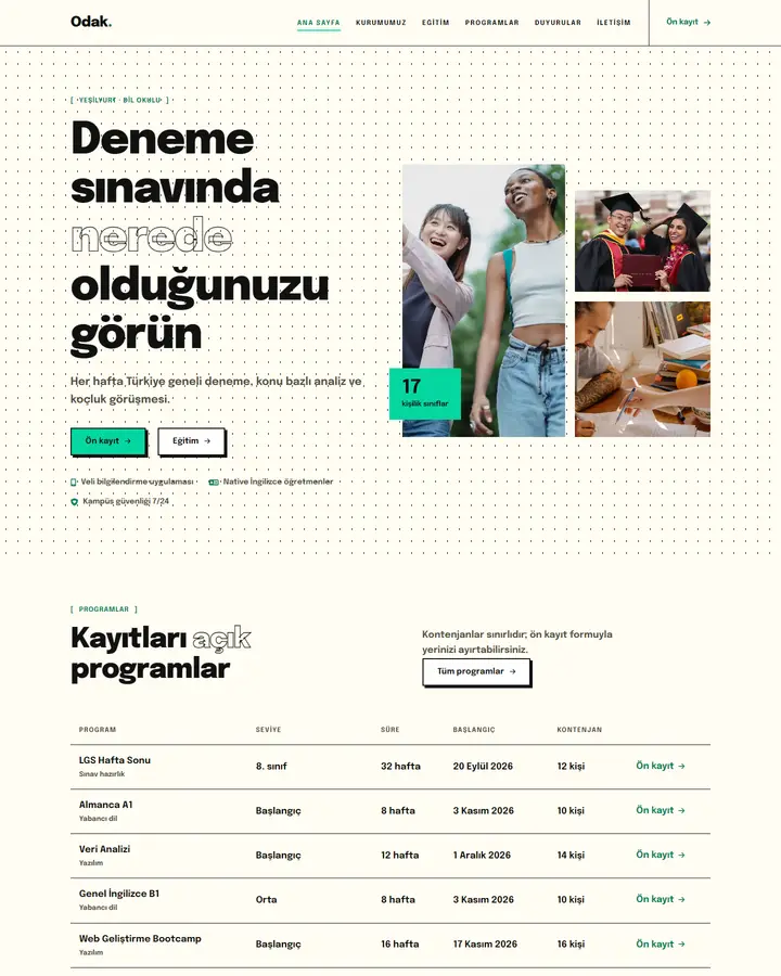 Tema 34 – Brütalist tasarım önizlemesi
