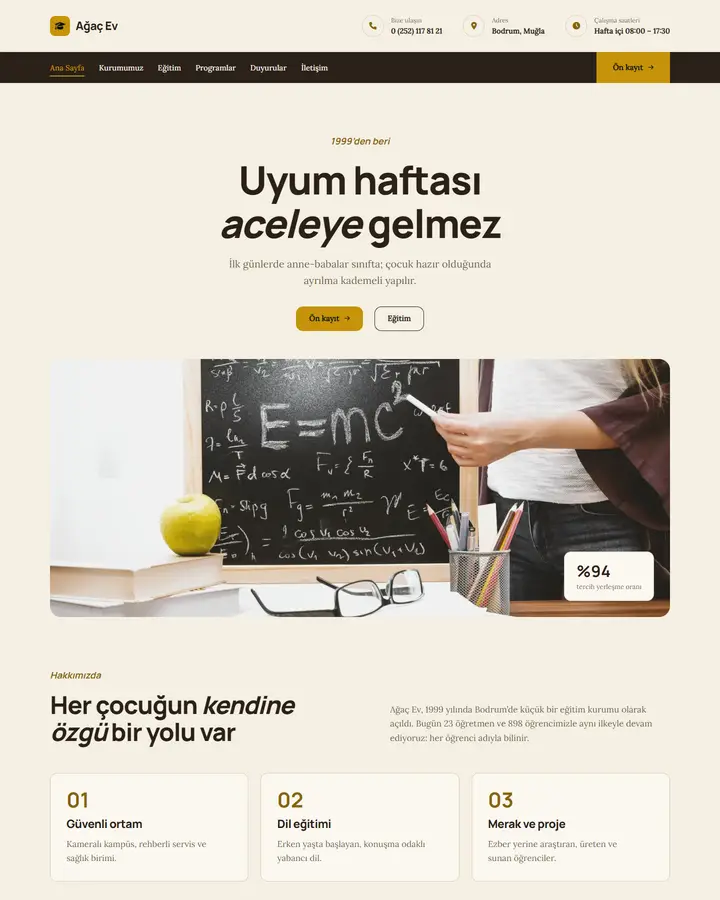 Tema 39 – Sıcak Zanaat tasarım önizlemesi