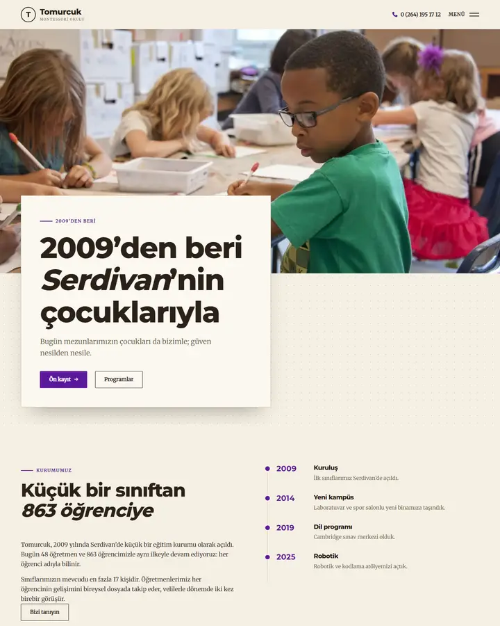 Tema 43 – Klasik Kurumsal tasarım önizlemesi