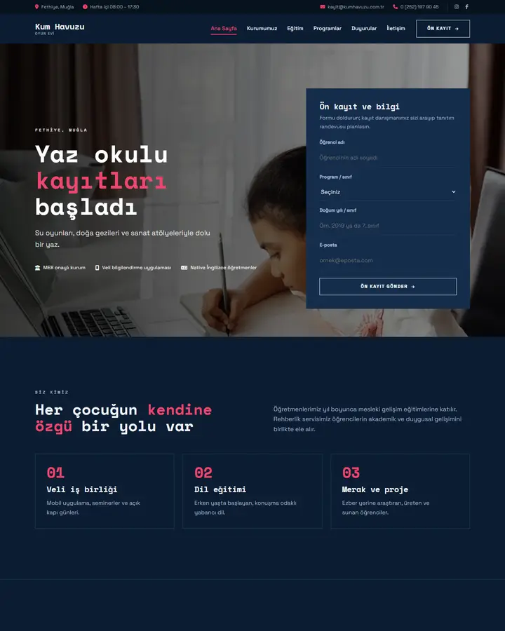 Tema 44 – Lüks & Zarif tasarım önizlemesi